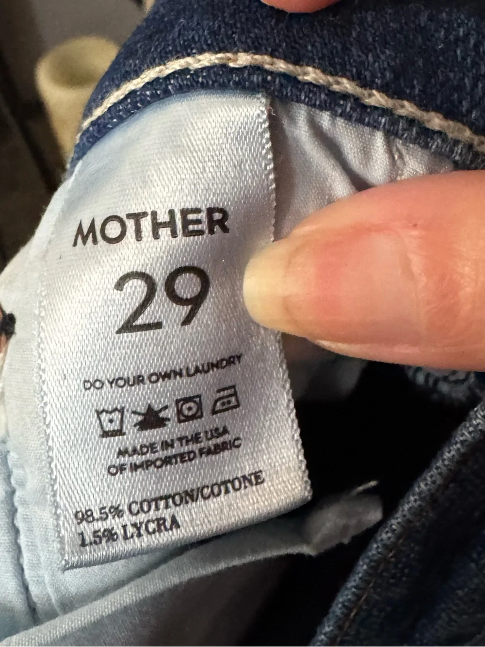 MOTHER Cuffed Short Short Denim Shorts